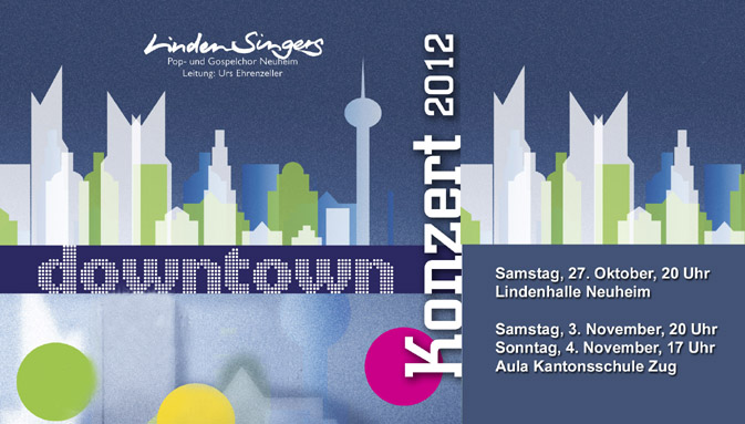 Konzert 'Downtown' im Herbst 2012